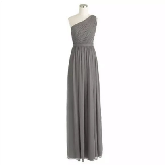 J. Crew Dresses & Skirts - J.CREW $298 SILK CHIFFON LONG KYLIE GOWN 8 DRESS